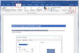 Word makes it easy, using the. Full Width Color Behind Line In Word Super User