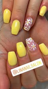 52 bright yellow nail designs for the playful hearts. 45 Polished And Matte Acrylic Nail Designs Yellow Nails Design Short Acrylic Nails Designs Yellow Nails