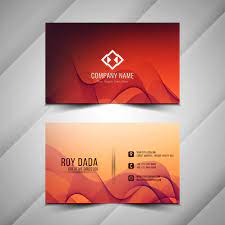 Icreative business card design psd. Abstract Stylish Business Card Design Free Vector Nohat Free For Designer