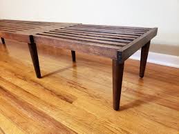 Mid Century John Keal Extendable Wood Slat Coffee Table Etsy Wood Slats Wood Coffee Table