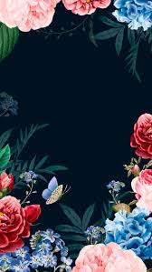 Download Premium Vector Of Blooming Elegant Floral Background Vector 681558 Floral Background Flower Background Wallpaper Floral Poster