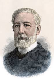 James G Blaine, Secretary Of State, 1880s Bath Towel