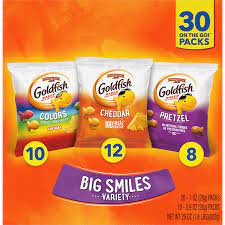 Buy Pepperidge Farm Goldfish Classic Mix Crackers 29 Oz Variety Pack Box 30 Count Snack Packs Online In Singapore B01gq5gqeg