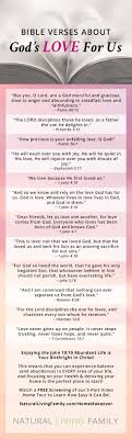 God's love is demonstrated by sending jesus, who was without sin (2 corinthians 5:21), to die for us while we were yet sinners. 23 Bible Verses About God S Love For Us