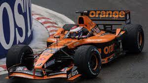 During the free practise arrows add a 'nose wing' to their a22. Jos Verstappen In The Orange Arrows Racing Formula One Rally Car Racing