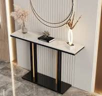 Modern Luxury Marble Console Table Sintered Stone Tables ...