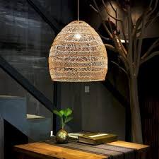 high quality woven lamp shadebamboo light fixturewicker etsy in 2021 rattan light fixture pendant lamp shade bamboo pendant light