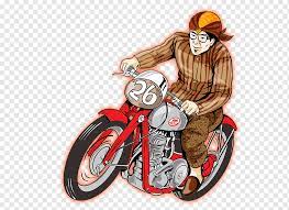 Motorcycle Caricature Motor Vehicle Motorcycle Driving Cartoon Meme Png Pngwing