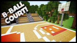 You are free to use my designs on your world or server as long as you give me credit for the design itself. Minecraft How To Build A Basketball Court Youtube