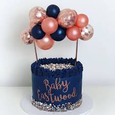 Black And Gold Balloon Cake Topper 1set Creative 10pcs 5inch Balloon Cake Topper Set Birthday Party Decoration Cake Toppers Bab Birthday Cake Toppers Birthday Cake Decorating Blue Birthday Cakes