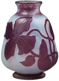 Daum Nancy Wheel Carved Vase Circa 1900 14 000 Daum Nancy Glass Window Art Glass Art