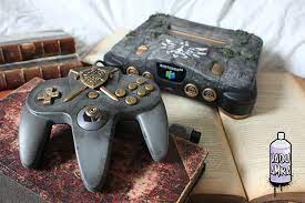 Ocarina of time on it. Nintendo 64 Old Relic Zelda N64 Mod N64 Squid