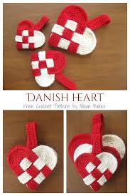 Braid Danish Heart Free Crochet Patterns Video Diy Magazine Valentines Crochet Crochet Patterns Free Crochet