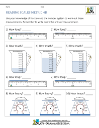 4th Grade Measurement Worksheets