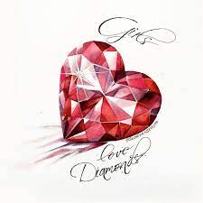 Mademoiselle Rose Gem Tattoo Jewel Tattoo Diamond Tattoos