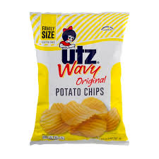 We might assume that most packaged snacks have gluten since we think that they would have additives or fillers. Save On Utz Wavy Potato Chips Original Family Size Gluten Free Order Online Delivery Stop Shop