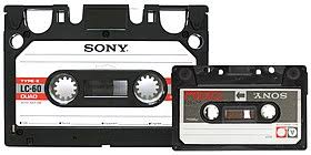 Here you will find the beatiful pictures of sealed compact casettes. Cassette Tape Wikipedia