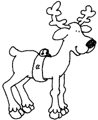 Maybe you would like to learn more about one of these? Christmas Reindeer Coloring Page