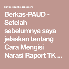 Check spelling or type a new query. Teknik Penulisan Narasi Raport Tk Sesuai Kurikulum 2013 Kurikulum Buku Membaca