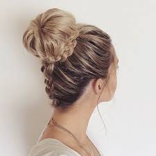 Hairstyles for quinceanera looped bun updo hairstyle. Quinceanera Hairstyles Head Over Buns Quinceanera
