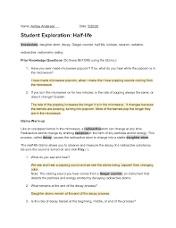 Student exploration half life gizmo answers ncpdev. Nikita