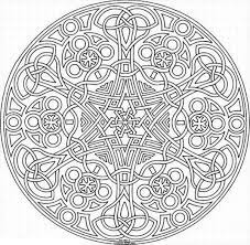 Sacred Geometry Mosaic Coloring Page Geometric Coloring Pages Mandala Coloring Pages Detailed Coloring Pages