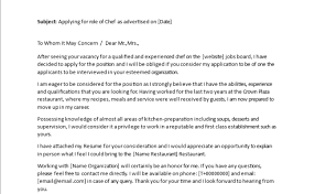 And if you have competition wins under your belt, don't be shy. Job Application Letter For Chef Templates At Cute766