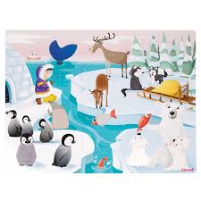 Janod Tactile Zoo Puzzle 20pc Kids Toys Kids Fun Games For Kids