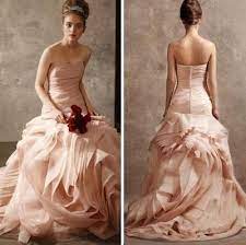 Famousipod Berbagi Informasi Tentang Pertanian Vera Wang Blush Wedding Dress Peach Wedding Dress Mermaid Trumpet Wedding Dresses