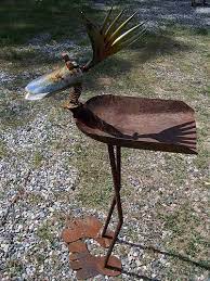 100 0881 Metal Art Metal Tree Wall Art Scrap Metal Art