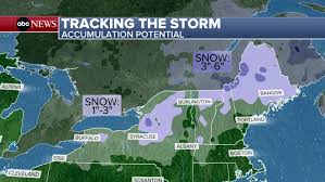 Winter Storm Snowfall Totals