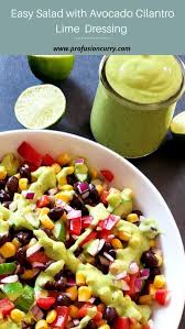 Black Bean And Corn Salad Recipe Cilantro Black Bean And Corn Salad Recipe Recipe In 2020 Corn Salad Recipes Avocado Cilantro Lime Dressing Vegetarian Recipes Healthy