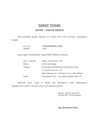 Informal surat dapat diberikan kepada sahabat, teman atau keluarga. Contoh Surat Tugas Mgmp Bahasa Inggris