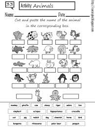 Animals In English For Kids Anglais Kids English English Worksheets For Kids Et English Classroom