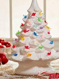 Check spelling or type a new query. Ceramic Christmas Tree Bird Bulbs Yuletide Animal Lights