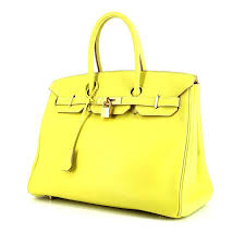 A birkin bag has a simple rectangular shape. Hermes Birkin Handbag 357786 Collector Square