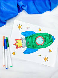 Let your kid explore the different … Simple Rocket Ship Coloring Pages Free Printable