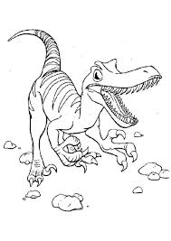 Velociraptor Blue Para Colorear