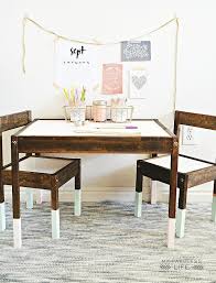 11 Brilliant Ways To Make Ikea Furniture Look Expensive Ikea Kids Table Kids Table And Chairs Ikea Kids