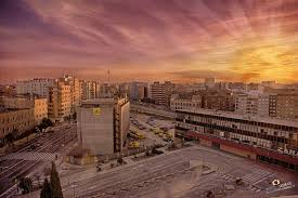 Atardecer Antigua Estacion Del Portillo Zaragoza Adrian Sediles Zaragoza Espana Estacionamiento