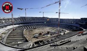 It is not an especially pretty stadium outside, but the doors open at 7pm, an hour and 45 minutes. The 8 Differences Between The New Bernabeu Camp Nou And La Peineta Marca English