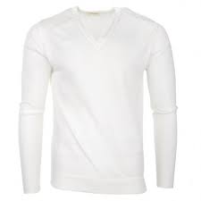 Check spelling or type a new query. Pull Blanc En Coton Col V Homme American Vintage A Prix Degriffe