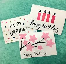 3 Easy 5 Minute Diy Birthday Greeting Cards Easy Birthday Cards Diy Happy Birthday Cards Diy Birthday Cards Diy
