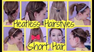 Women with short hair usually have limited hairstyle because they think that short hair cannot be styled in more ways. Beginner Easy Hairstyles For Short Hair For School Novocom Top