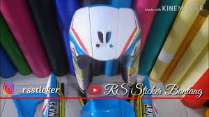 +184 wallpaper motor balap nomor road race. Rs Sticker Fiz R Full Decal Motif Road Race Decal Cutting Stiker Bontang Youtube