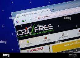 Ryazan, Russia - June 26, 2018: Homepage of CricFree website on the display  of PC. URL - CricFree.sc Stock Photo - Alamy
