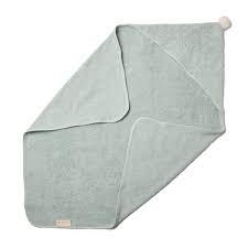 Grande cape de bain épaisse, moelleuse et tout douce pour sécher bébé avec douceur à la sortie du bain. Nobodinoz Cape De Bain So Cute Green Linge Sortie De Bain Nobodinoz Sur L Armoire De Bebe