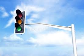Traffic Lights In Front Of Blue Sky Affiliate Lights Traffic Front Sky Blue Ad Traffic Light Stock Images Image