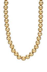 Shop for white gold, rose gold & yellow gold jewelry in 10k, 18k and 14k gold. 14k Gold Bead Necklace Zoe Lev Jewelry