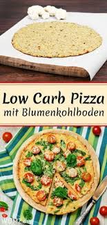 Low Carb Pizza Mit Blumenkohl Pizzaboden Womz Rezept Blumenkohl Pizza Rezepte Mit Blumenkohl Pizzaboden